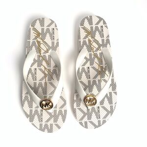 Michael Kors flip flops women’s size 6, new